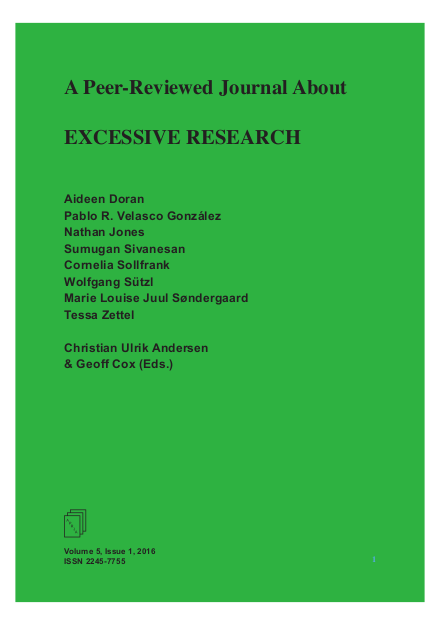 					View Vol. 5 No. 1 (2016): Excessive Research
				